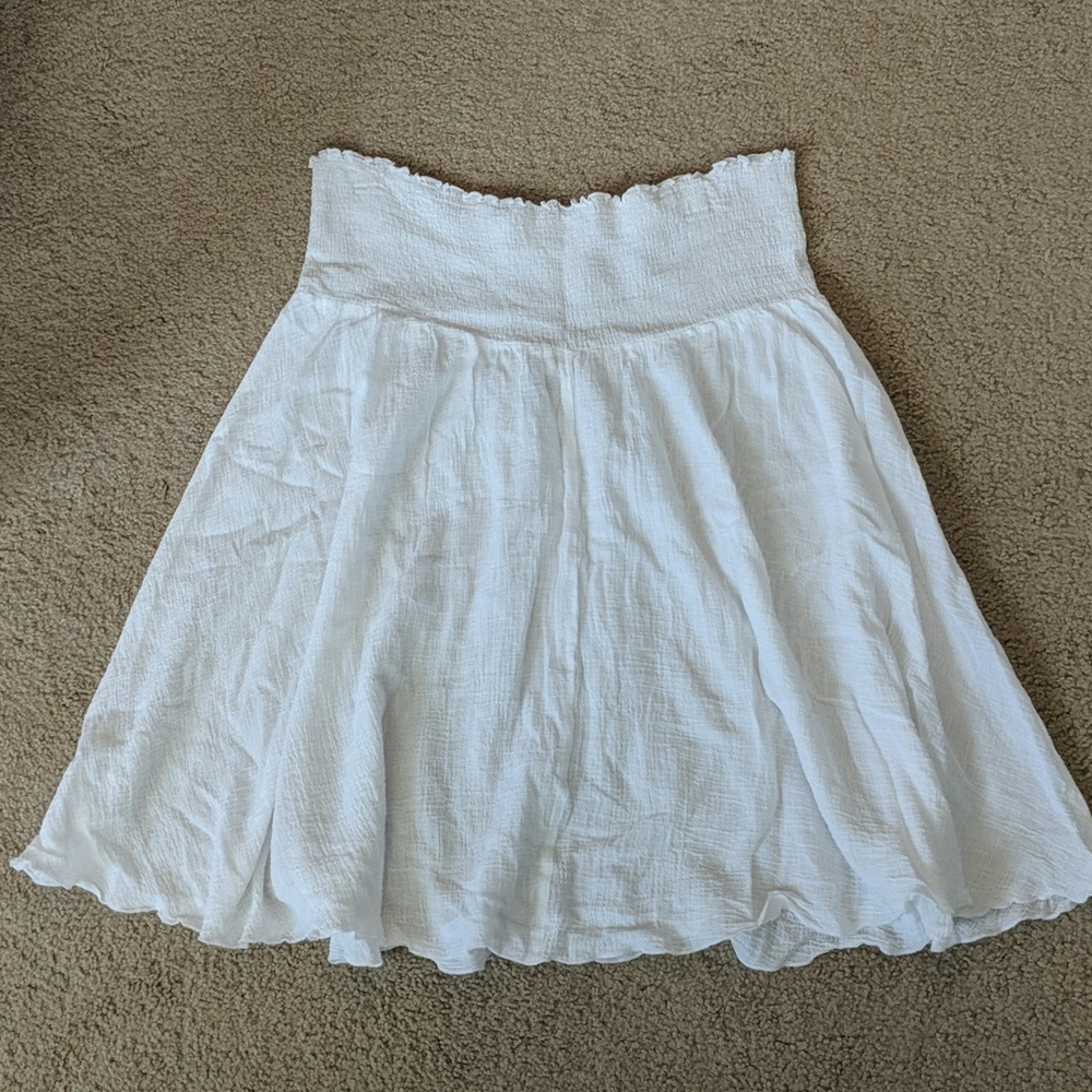 Victoria's Secret White flowy swimsuit cover up
